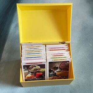 Vintage Betty Crocker Recipe Card Library Box